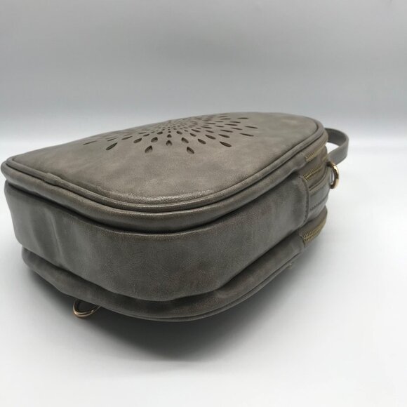 Aphison Forever Sunshine Gray Leather Mini Backpack main image 5